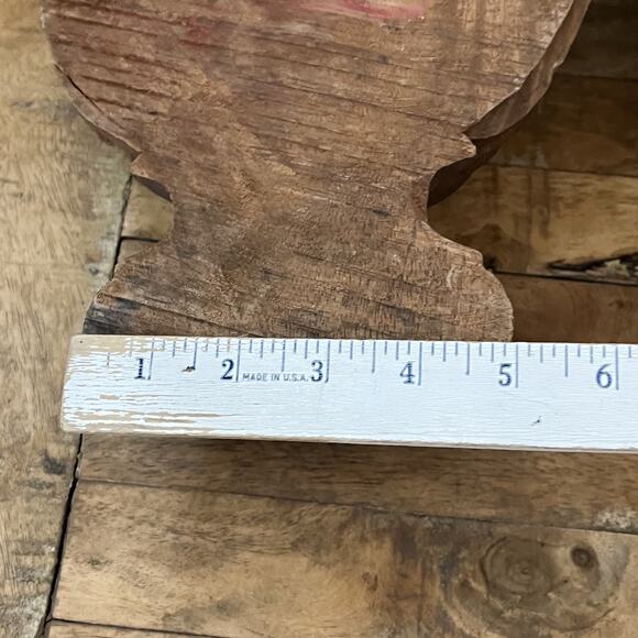 Antique Wooden Architectural Wall Shelf Sconce Hand Carved Primitive Set Of Two - Picture 12 of 16